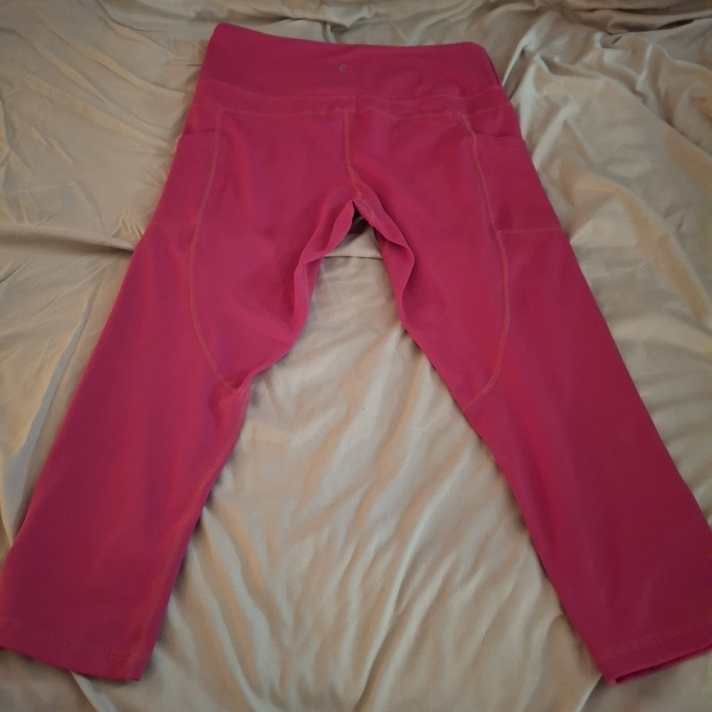 ZYIA Bright Pink Women's Leggings - Picture 8 of 12